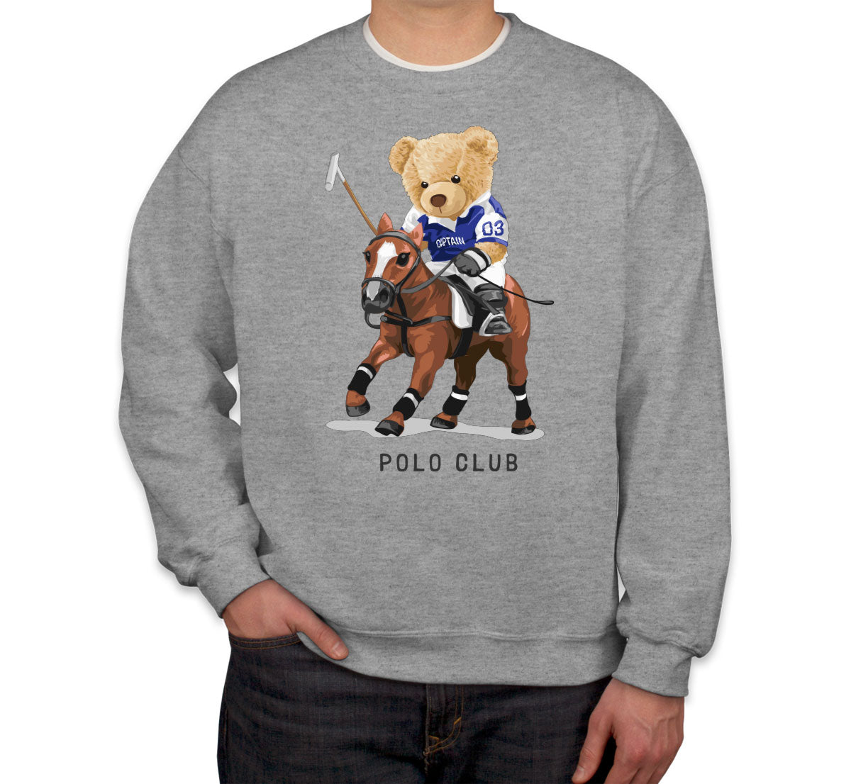 Teddy Bear Polo Unisex Sweatshirt