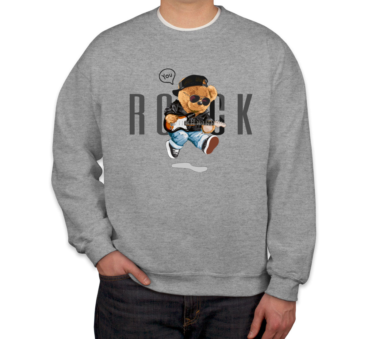 Teddy Bear Rock Unisex Sweatshirt