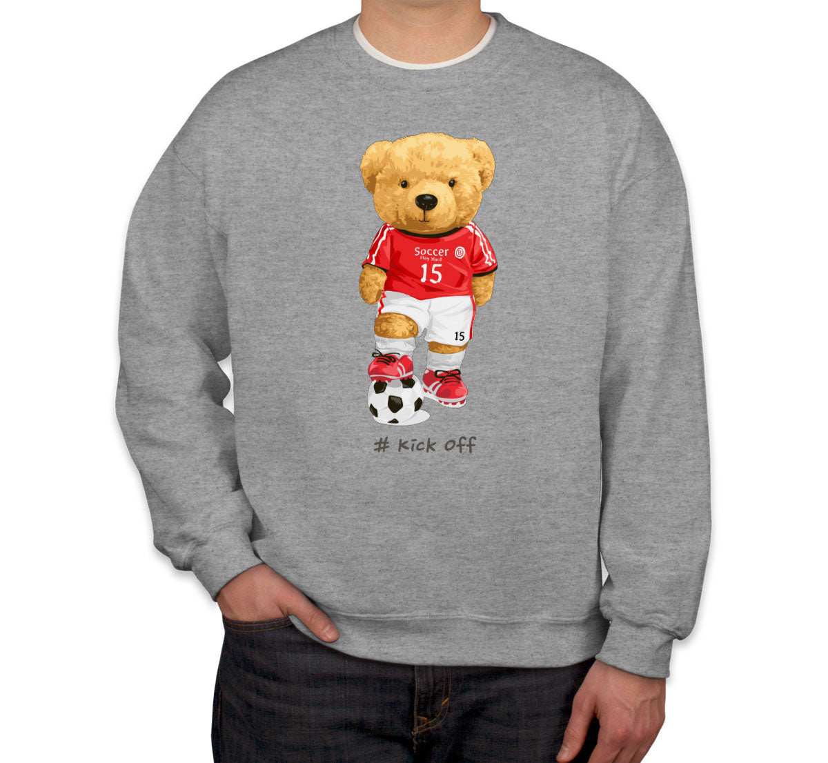 Teddy Bear Soccer Unisex Sweatshirt