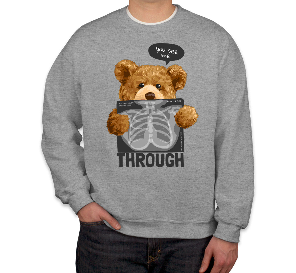 Teddy Bear XRay Unisex Sweatshirt