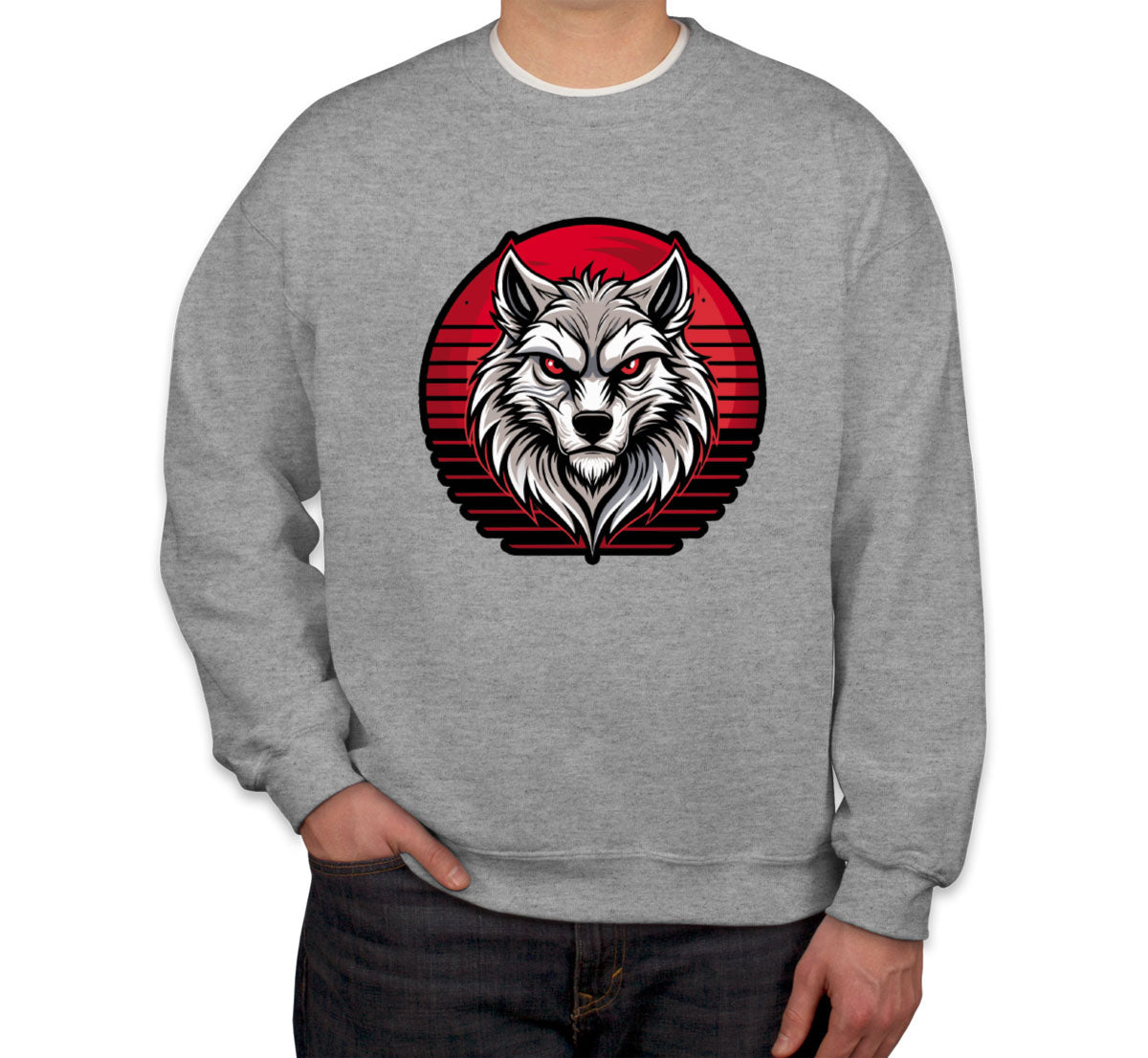 Wolf Head Unisex Sweatshirt