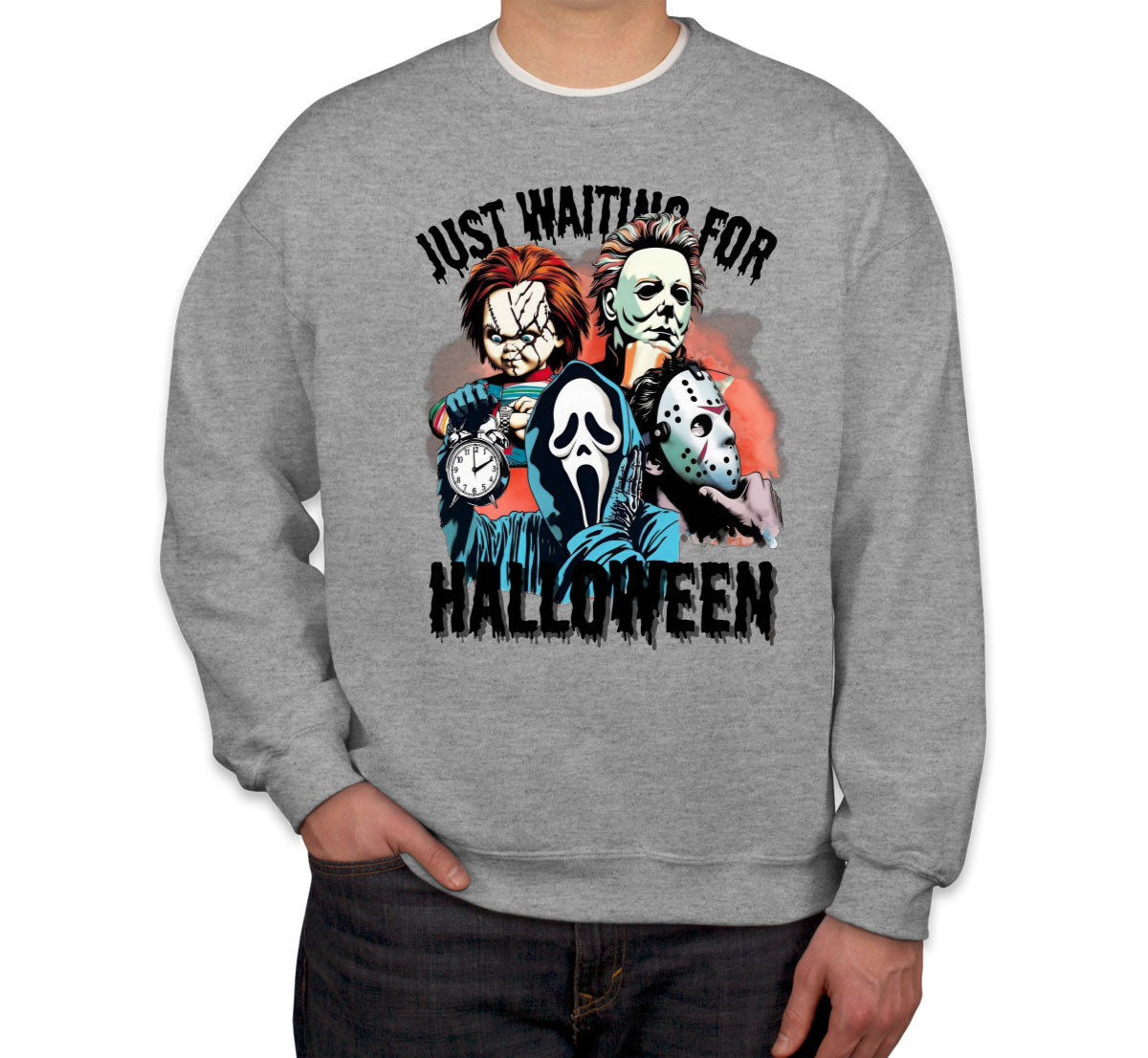 Just Waiting For Halloween Unisex Sweatshirt