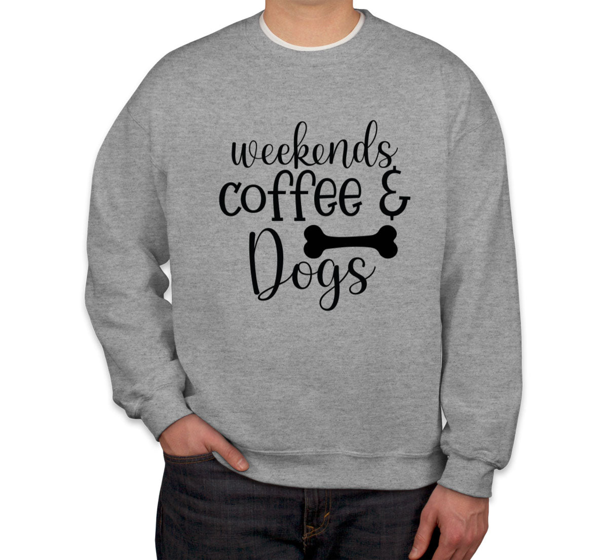 Weekend Coffee And Dogs Unisex Sweatshirt