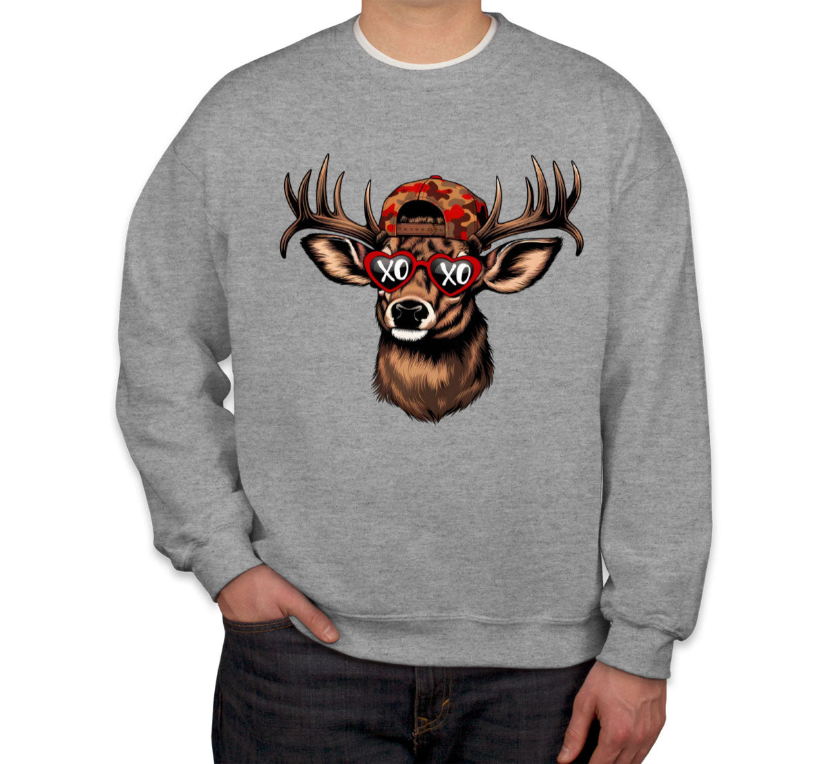 XOXO Deer Hunting Unisex Sweatshirt