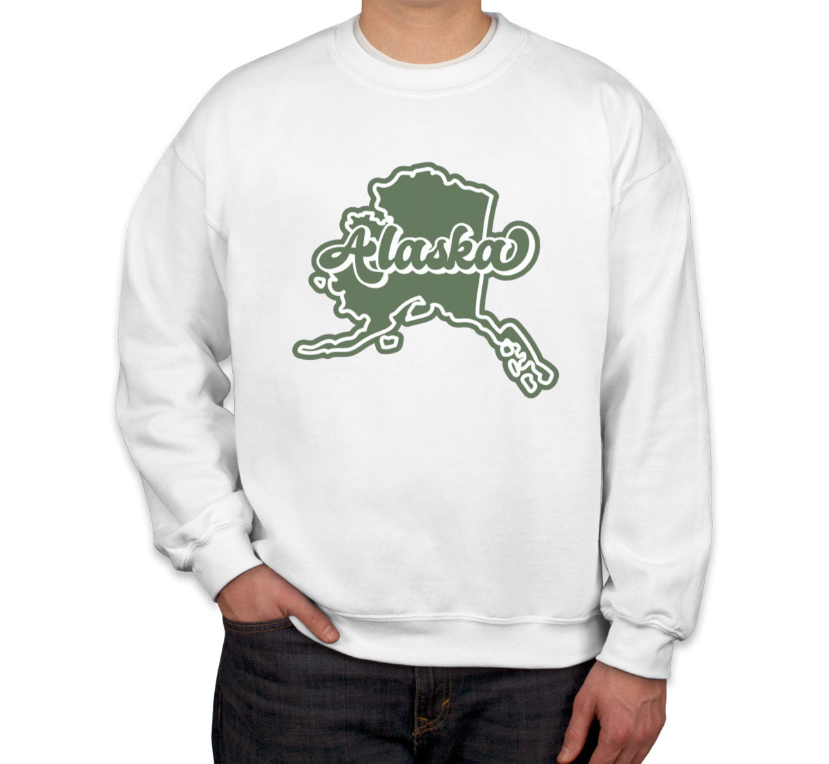 Alaska Map Unisex Sweatshirt