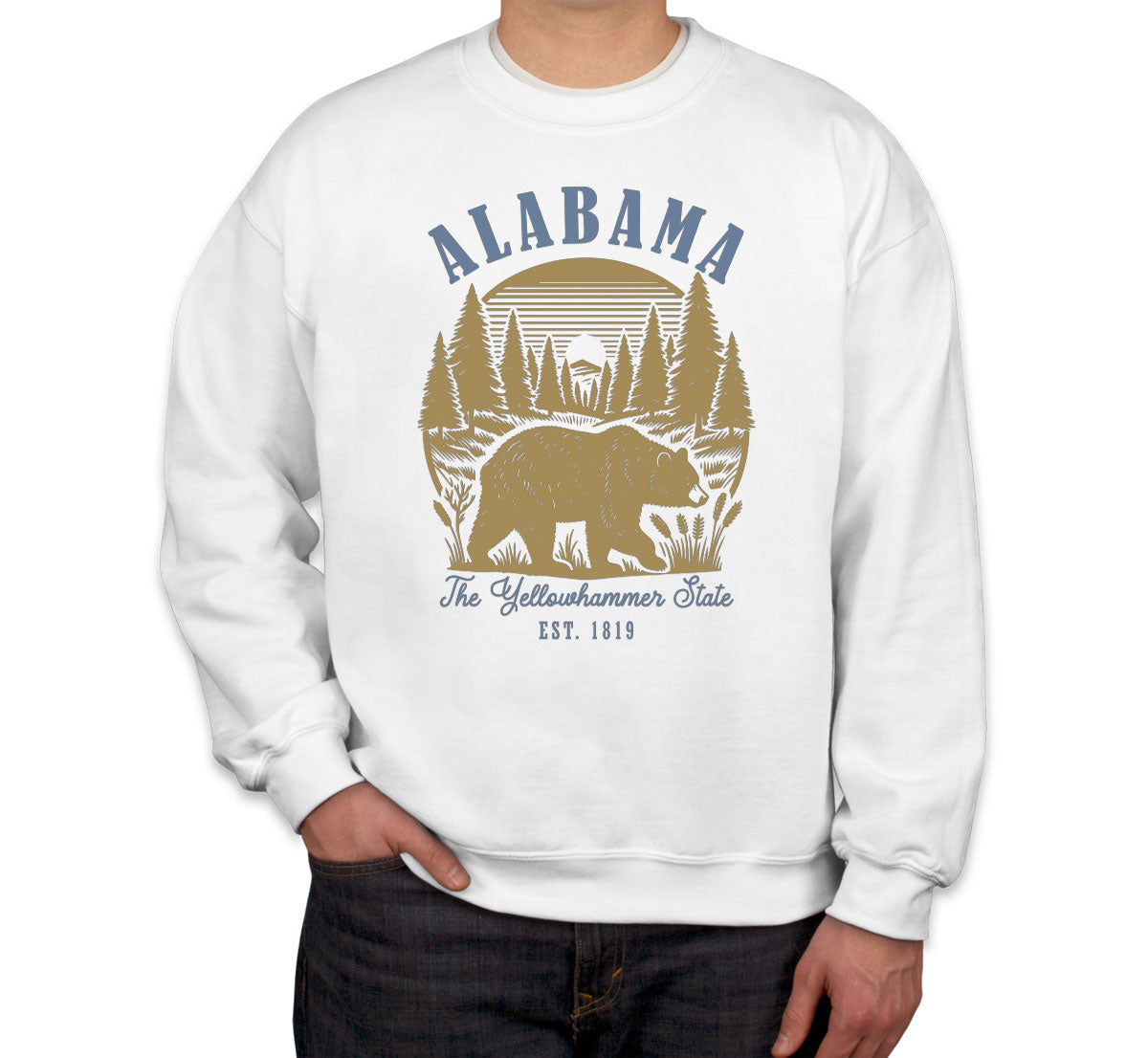 Alabama State Vintage Unisex Sweatshirt