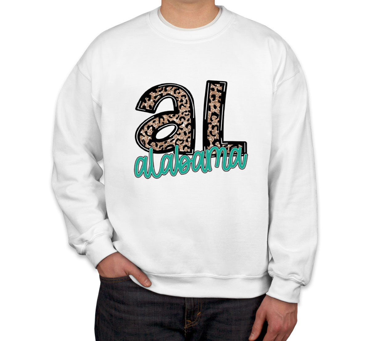 Alabama State Abbreviation Unisex Sweatshirt