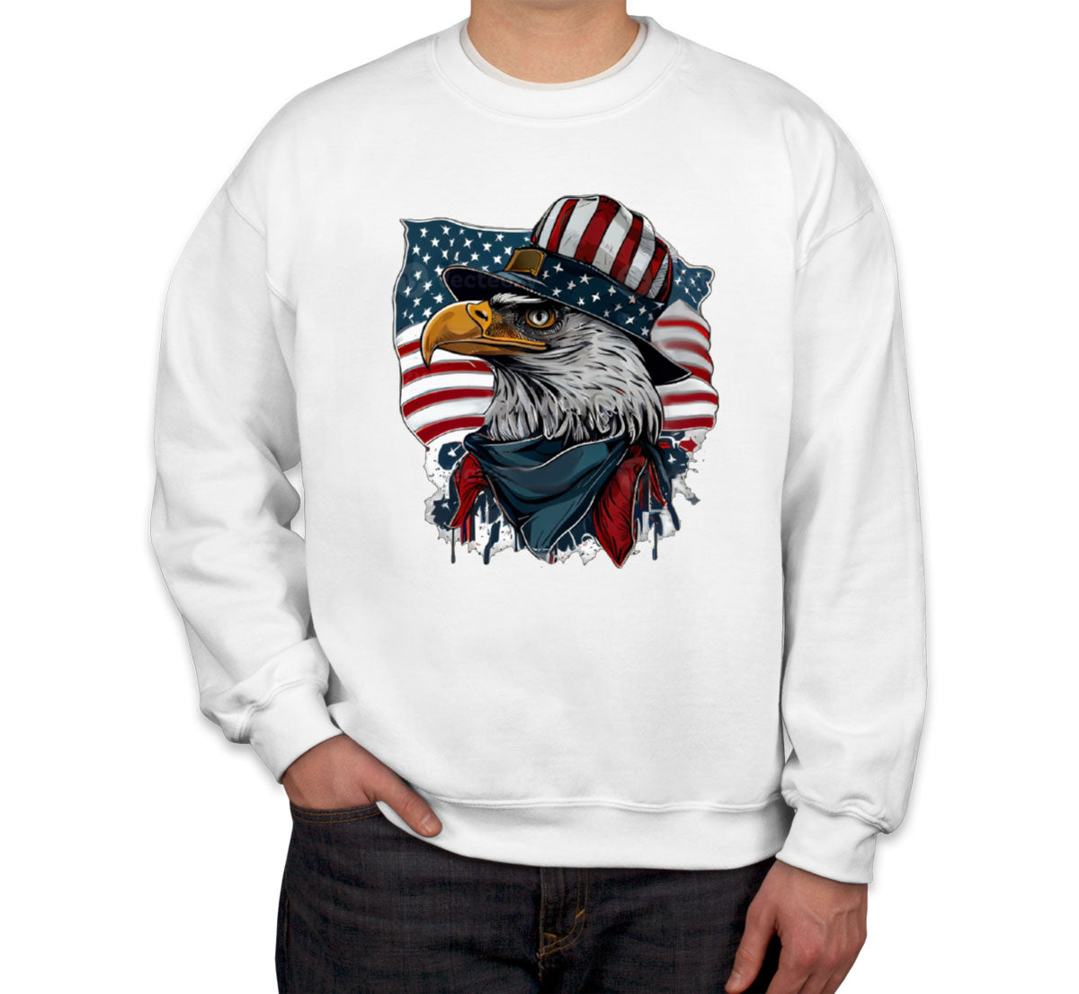 American Eagle Flag Patriotic Unisex Sweatshirt