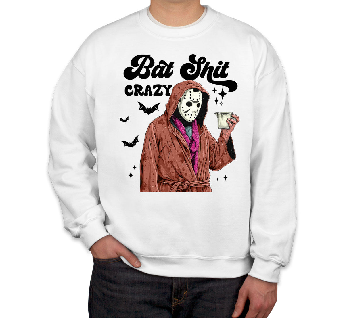 Bat Shit Crazy Jason Halloween Unisex Sweatshirt