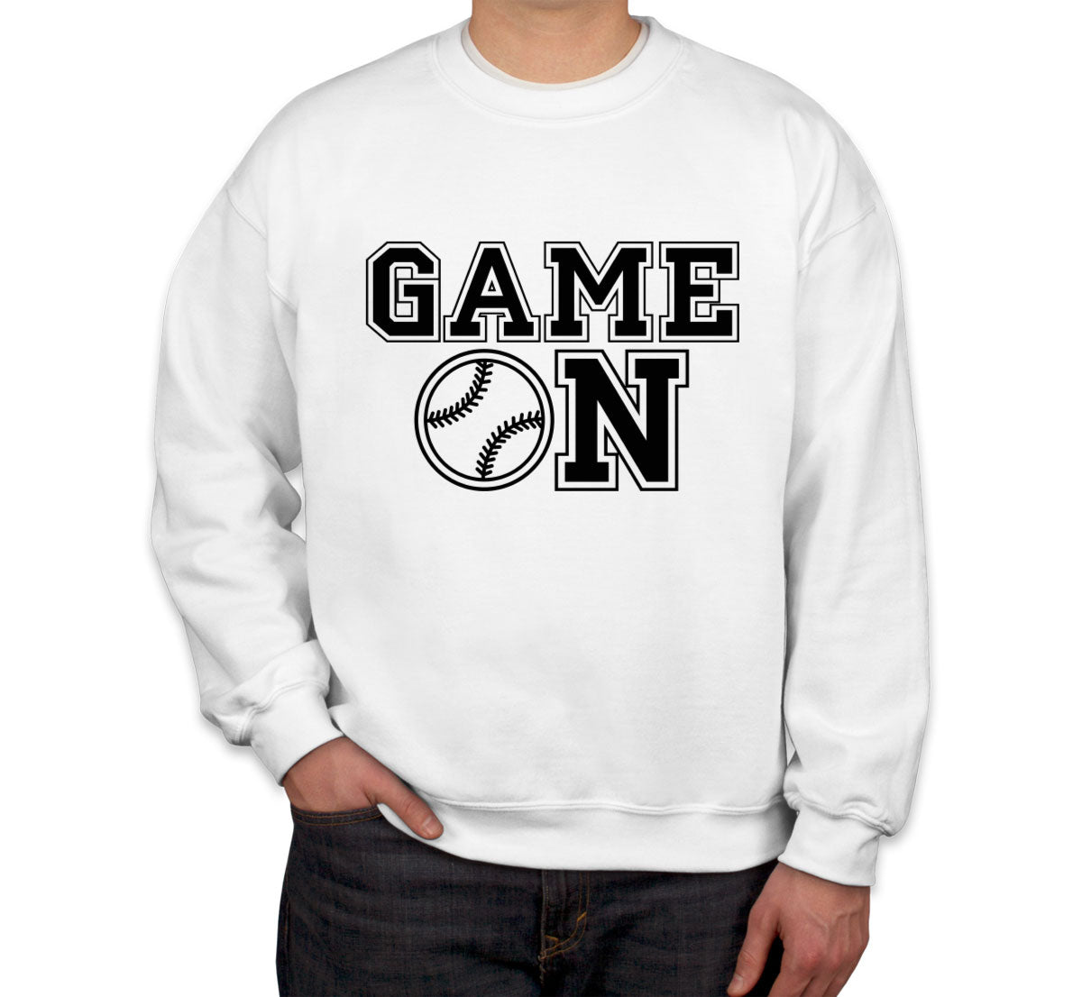 Baseball Game On Unisex Sweatshirt