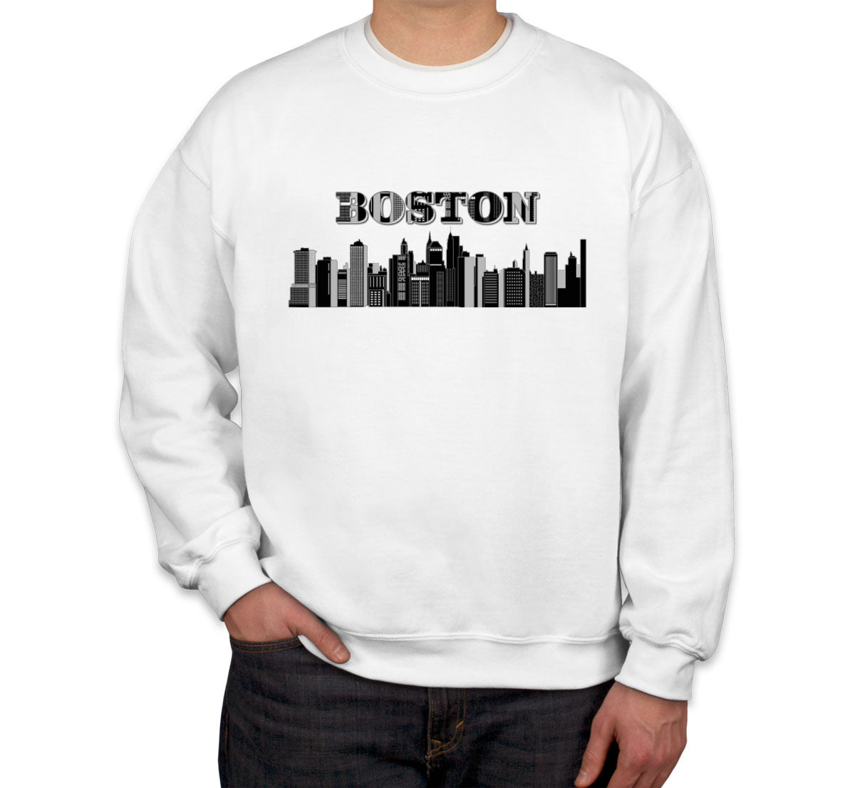 Boston Skyline Unisex Sweatshirt