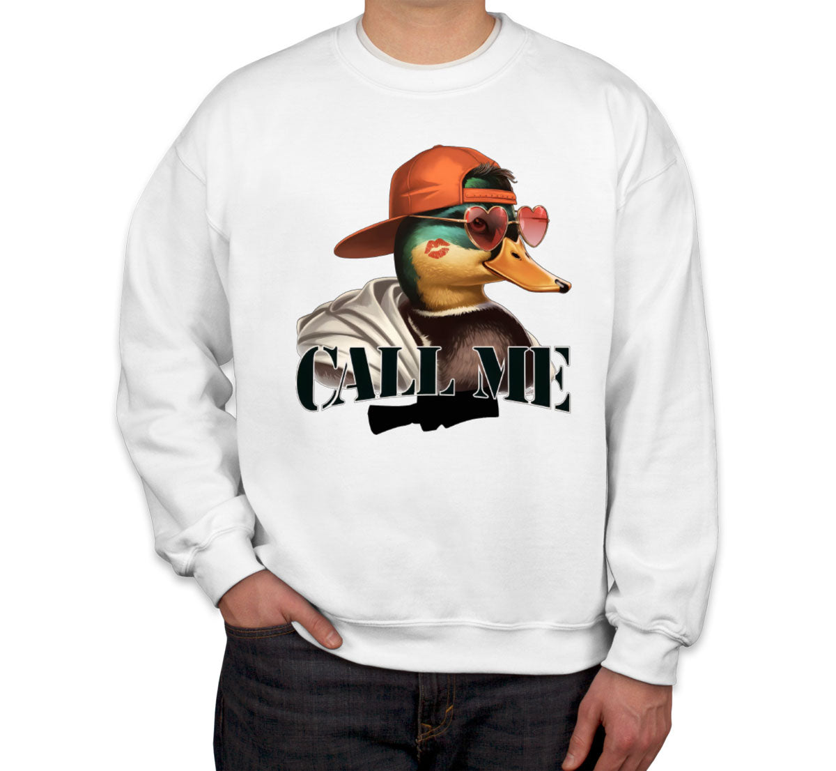 Duck Hunting Call Me Unisex Sweatshirt