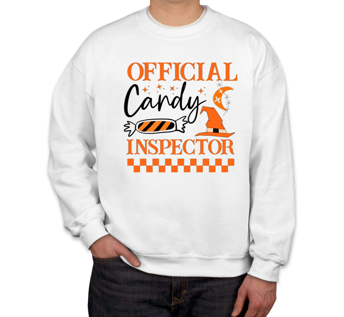 Official Candy Inspector Halloween Unisex Sweatshirt