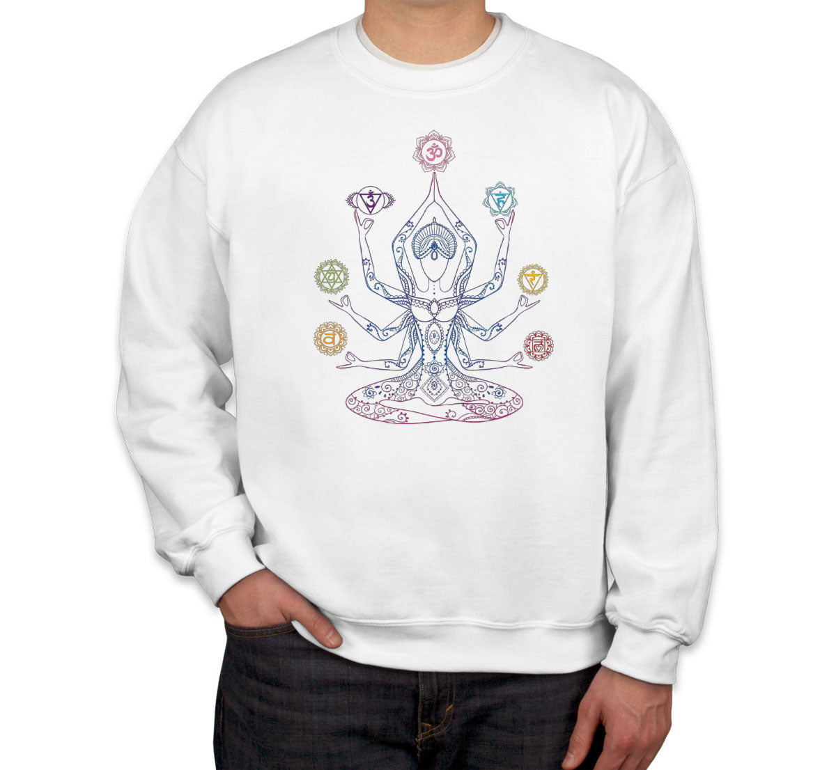 Meditation Chakra Yoga Reiki Unisex Sweatshirt