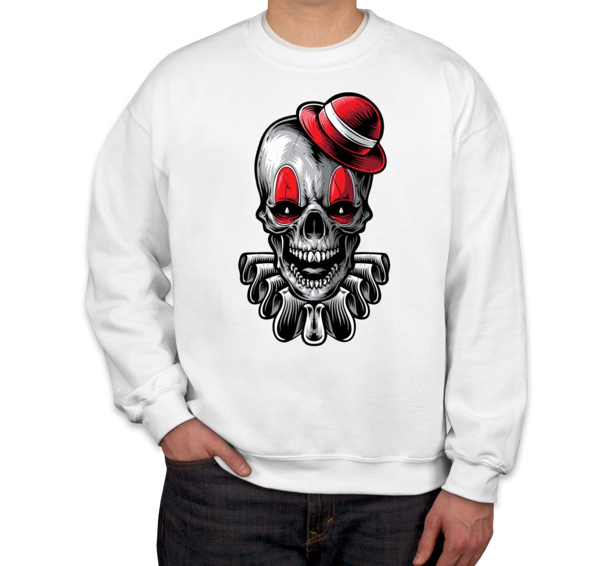 Clown Skull Unisex Sweatshirt