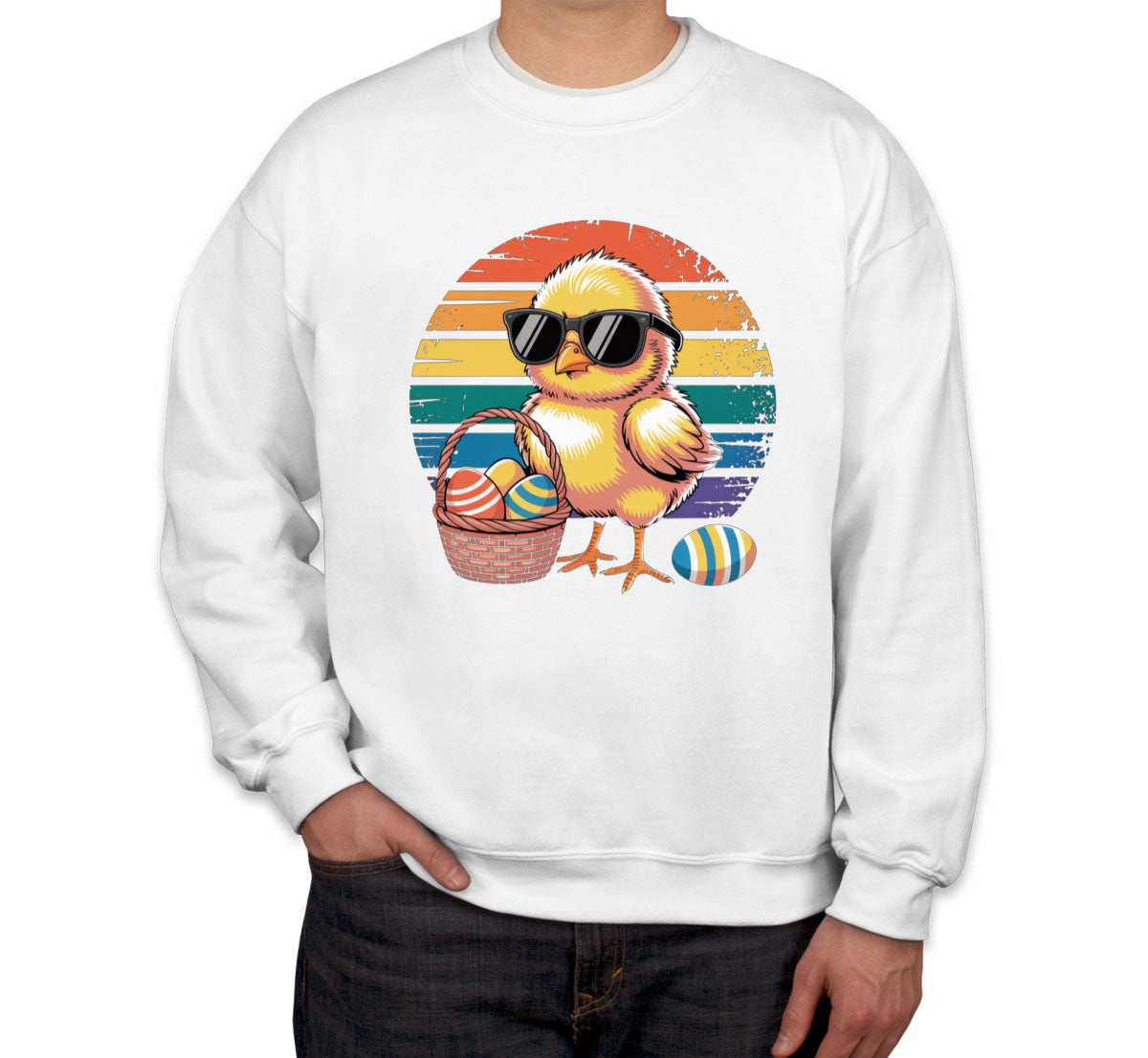 Cool Easter Chick Unisex Sweatshirt