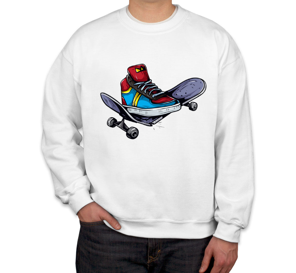 Sneaker Skateboard Unisex Sweatshirt