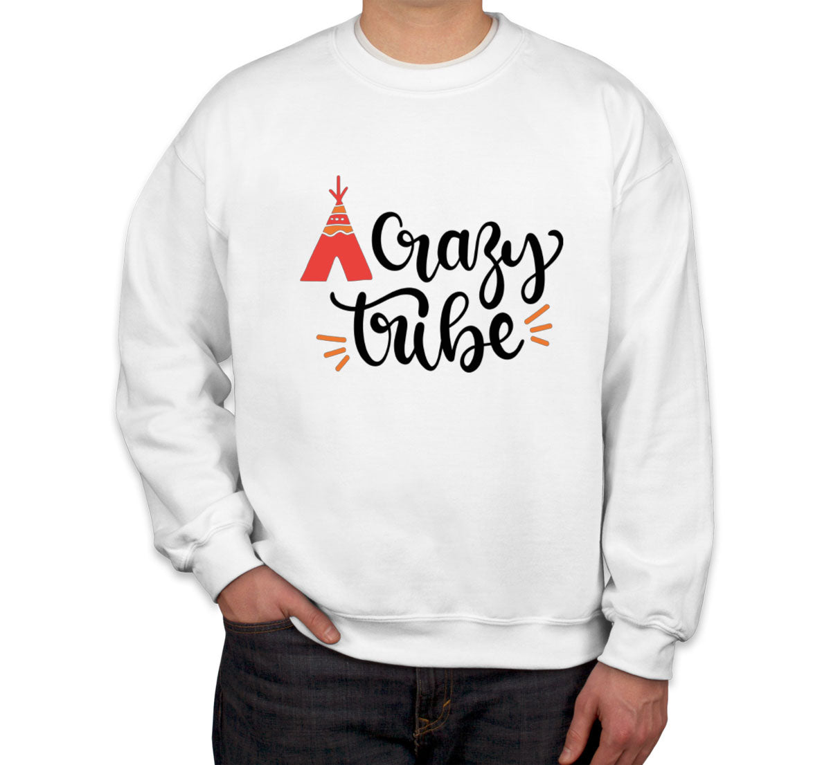 Crazy Tribe Camping Unisex Sweatshirt