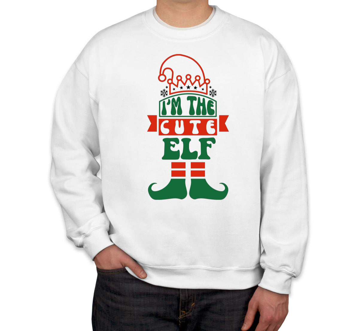 I'm The Cute Elf Christmas Unisex Sweatshirt