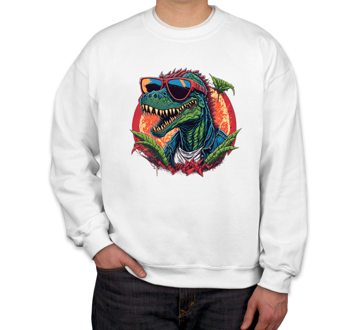 Colorful Dinosaur  Unisex Sweatshirt