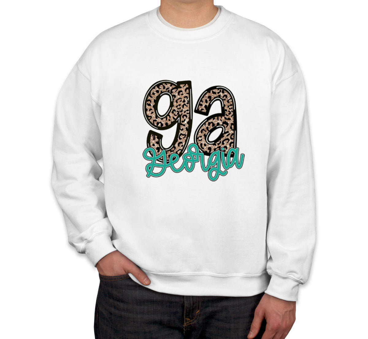 Georgia State Abbreviation Unisex Sweatshirt