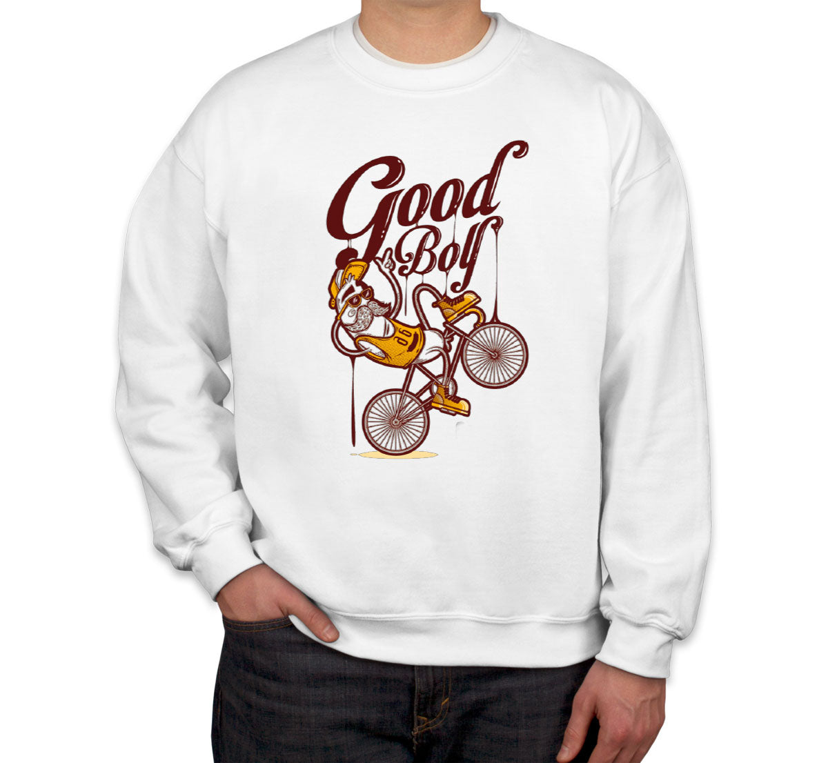 Good Boy Banana Unisex Sweatshirt