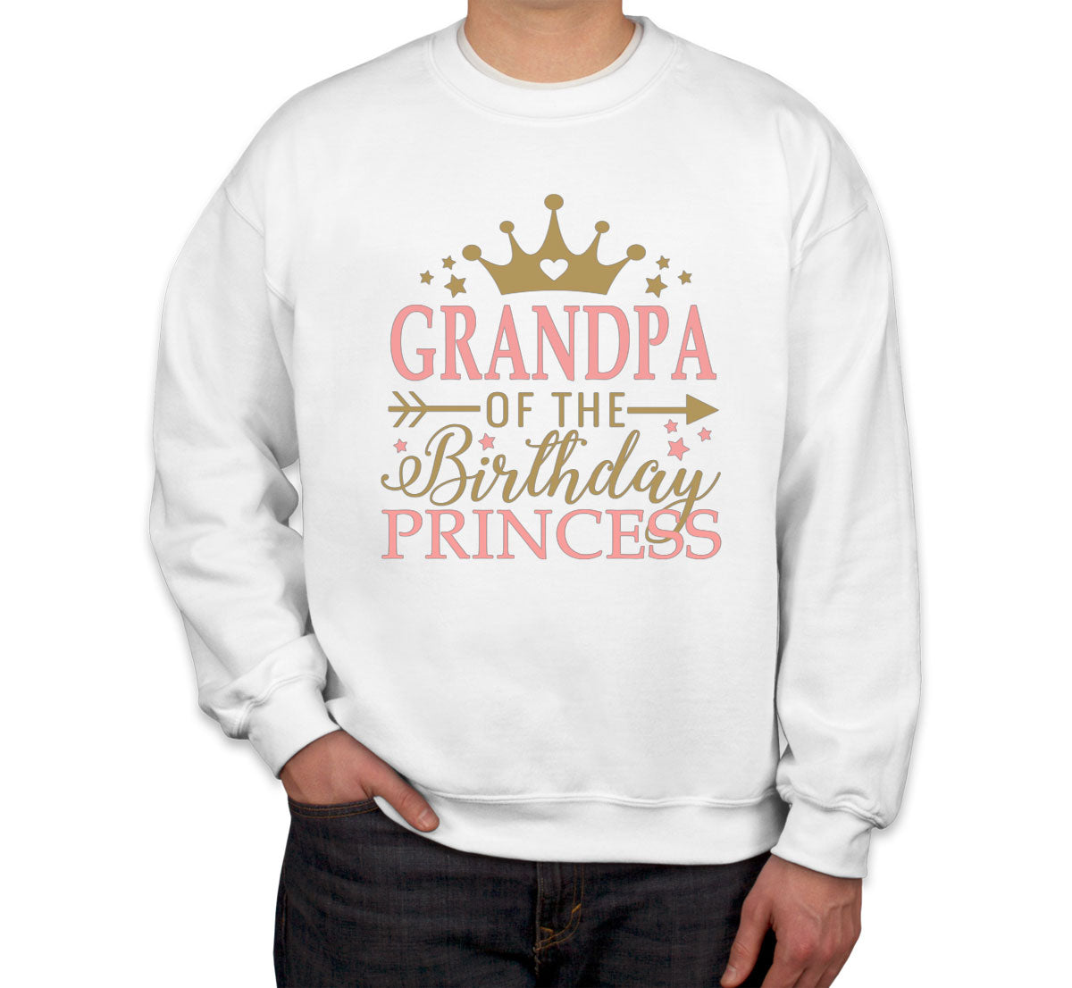 Grandpa Of The Birthday Princess Unisex Sweatshirt