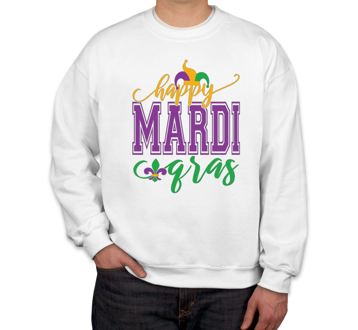 Happy Mardi Gras Unisex Sweatshirt