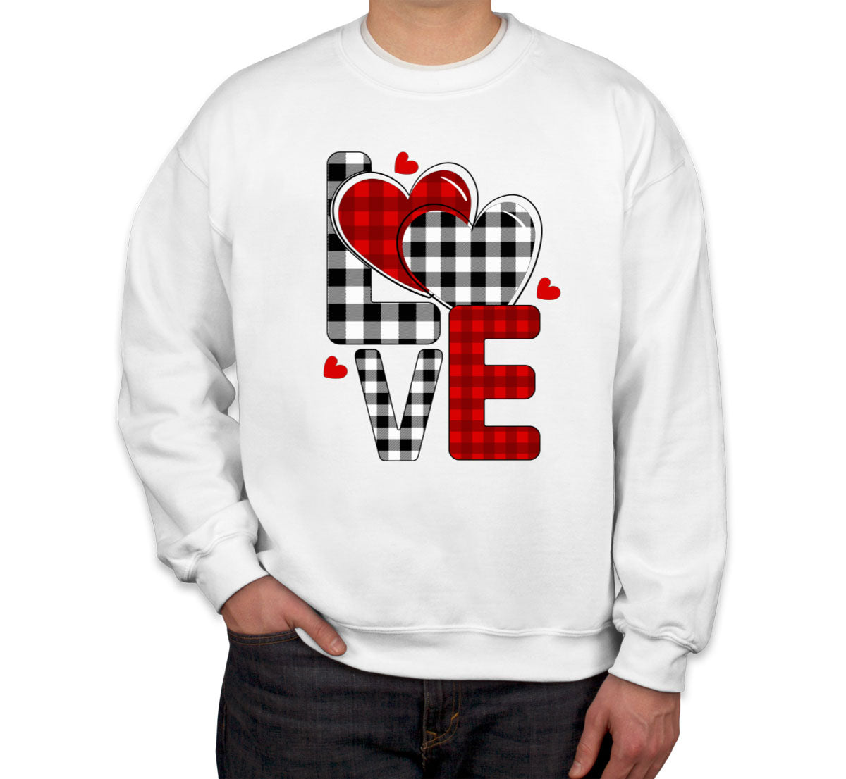 Love Heart Valentine's Day Unisex Sweatshirt