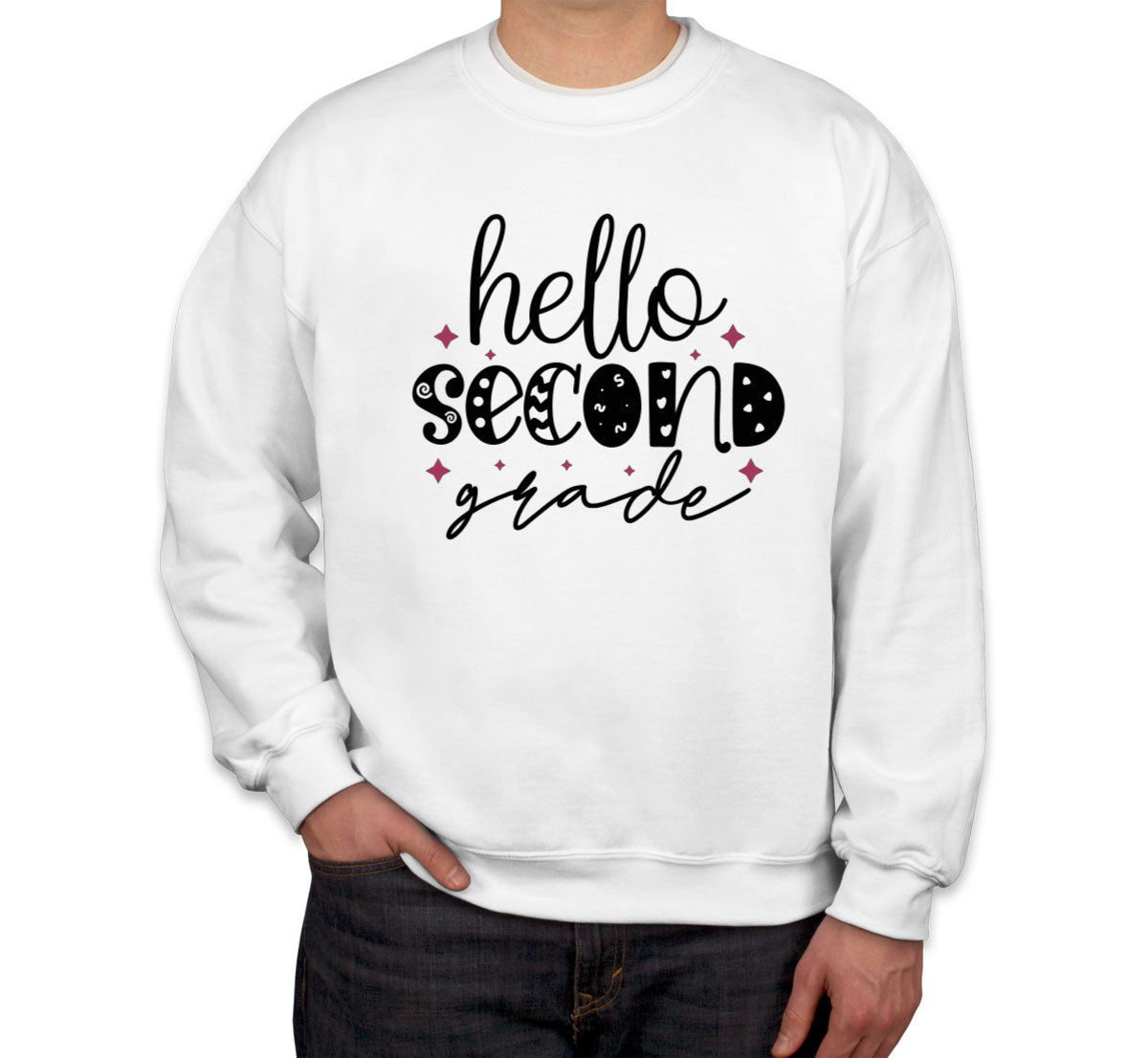 Hello Second Grade Teacher Unisex Sweatshirt