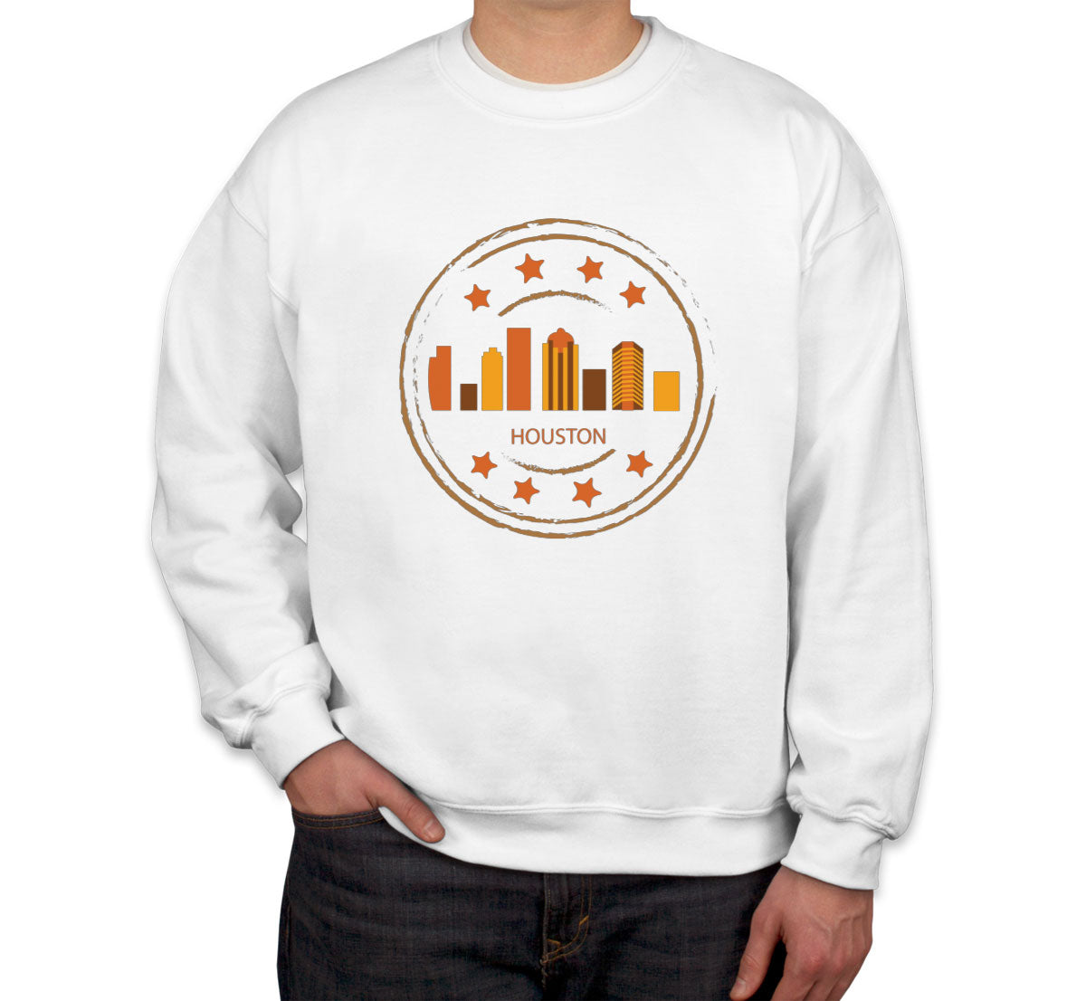 Houston Stamp Unisex Sweatshirt