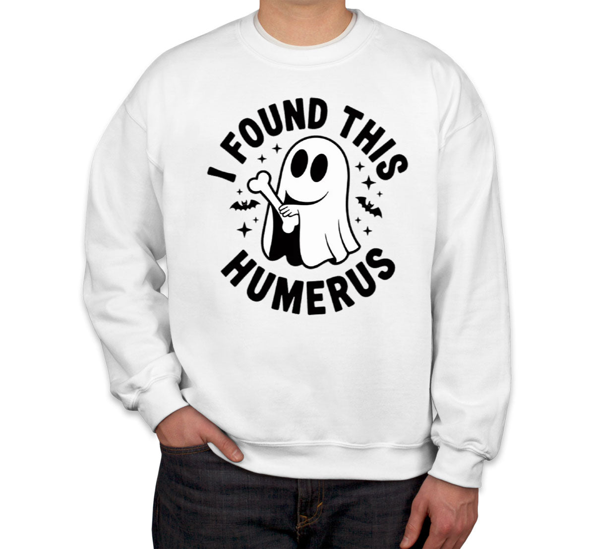 I Found This Humerus Halloween Unisex Sweatshirt
