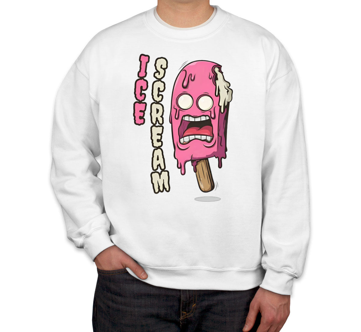 Ice Scream Cartoon Unisex Sweatshirt