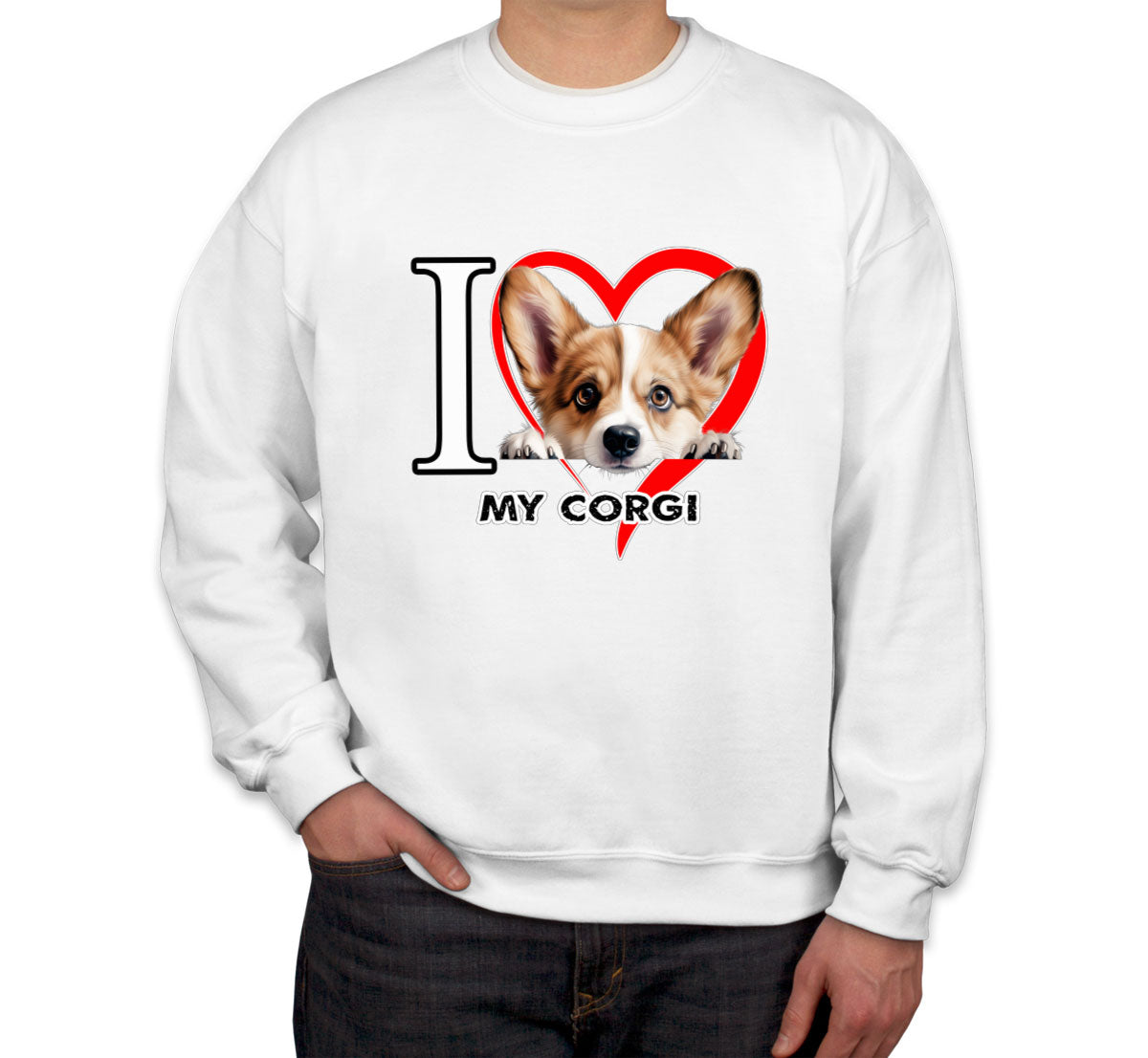 I Love My Corgi Dog Unisex Sweatshirt