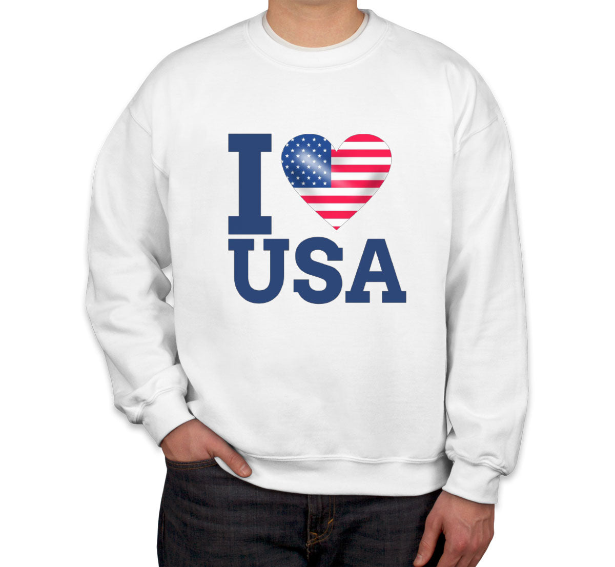 I Love USA Unisex Sweatshirt