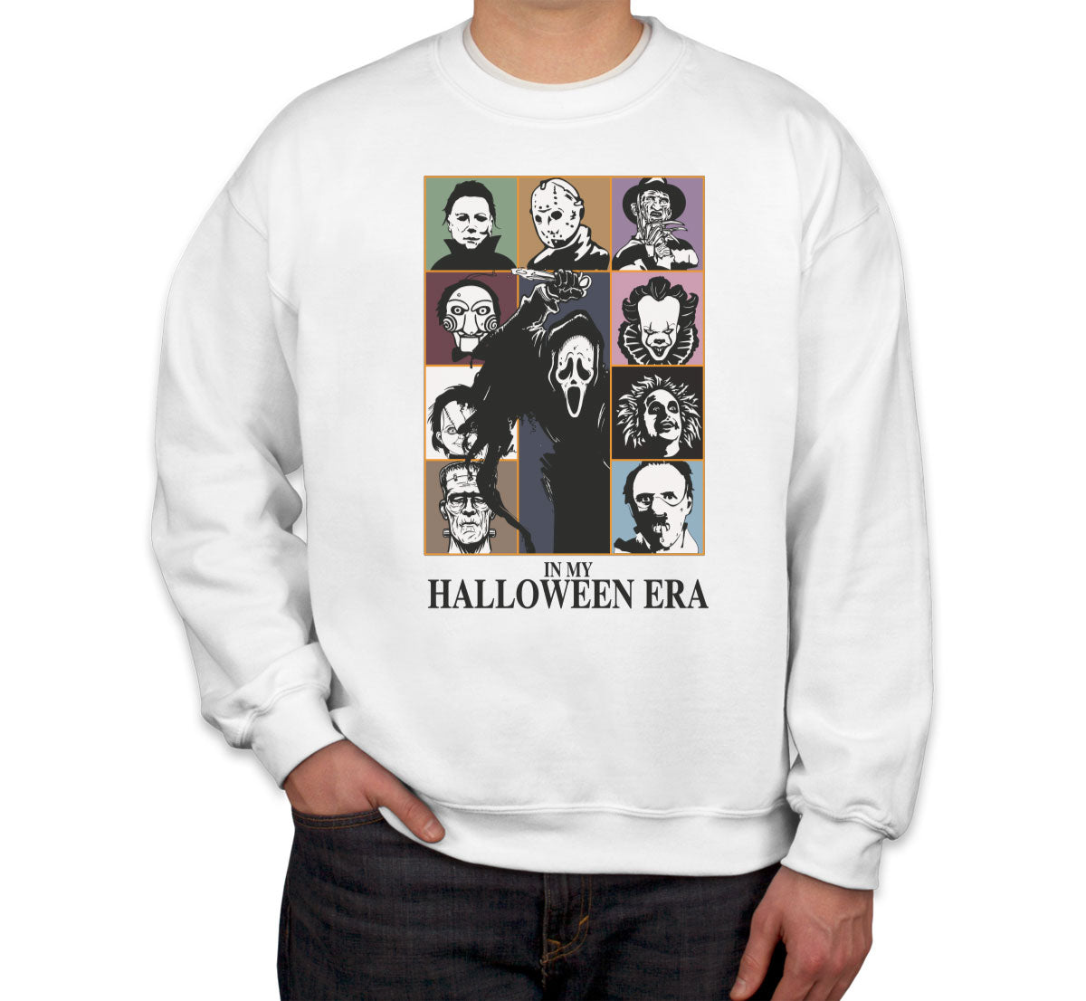 In My Halloween Era Horror Movie Characters Unisex Sweatshirt