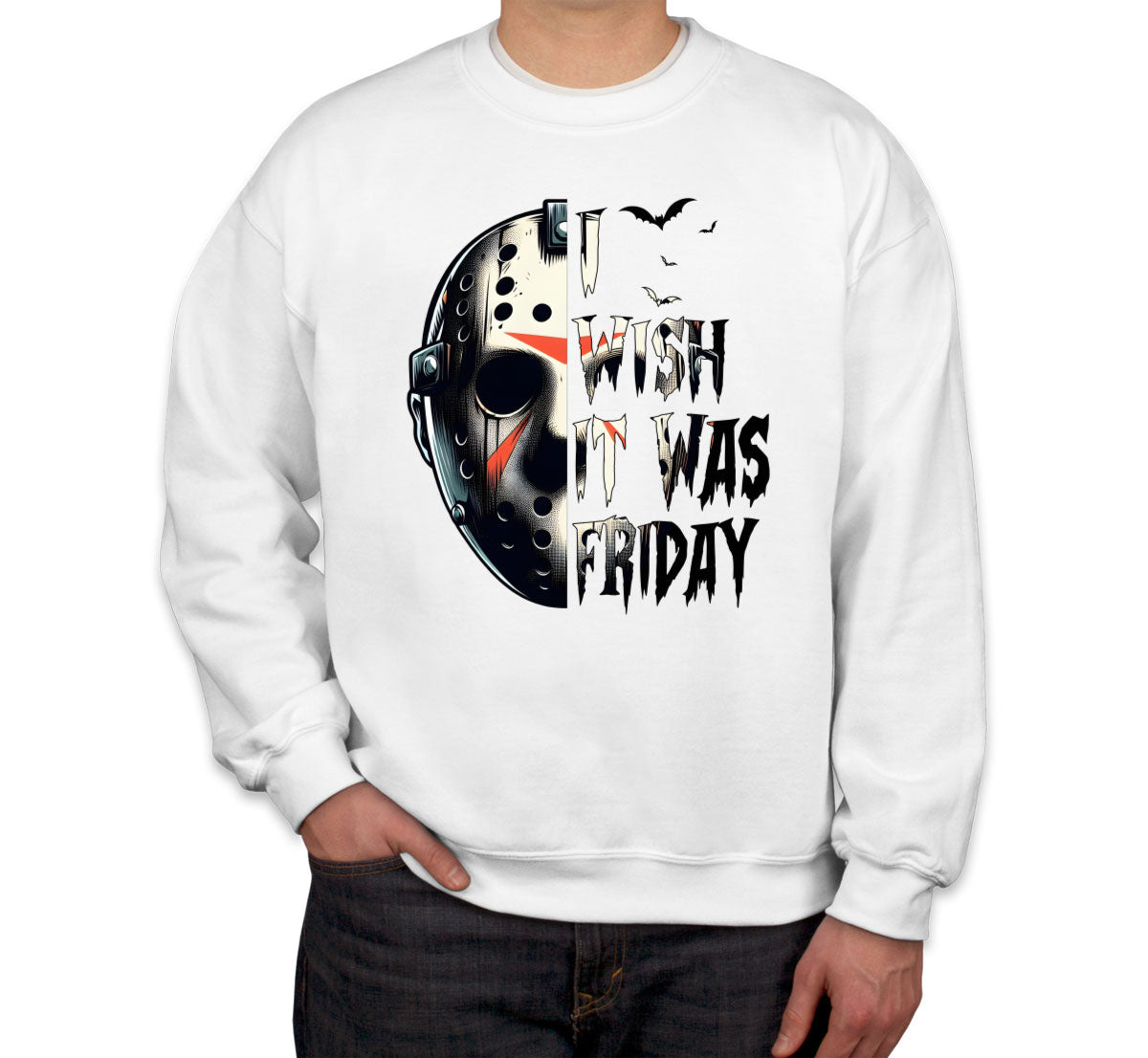 Jason I Wish It Was Friday Halloween Unisex Sweatshirt