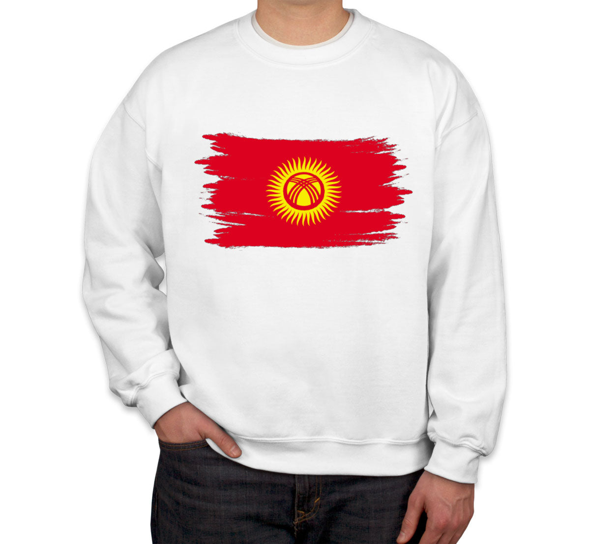 Kyrgyzstan Flag Unisex Sweatshirt