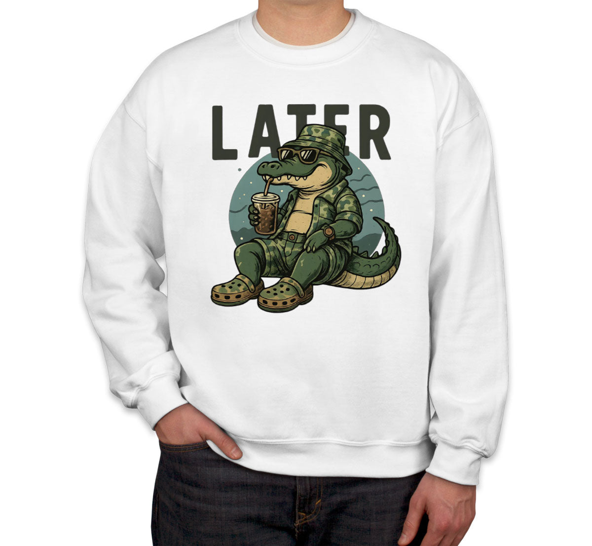 Camo Alligator Hunting Unisex Sweatshirt