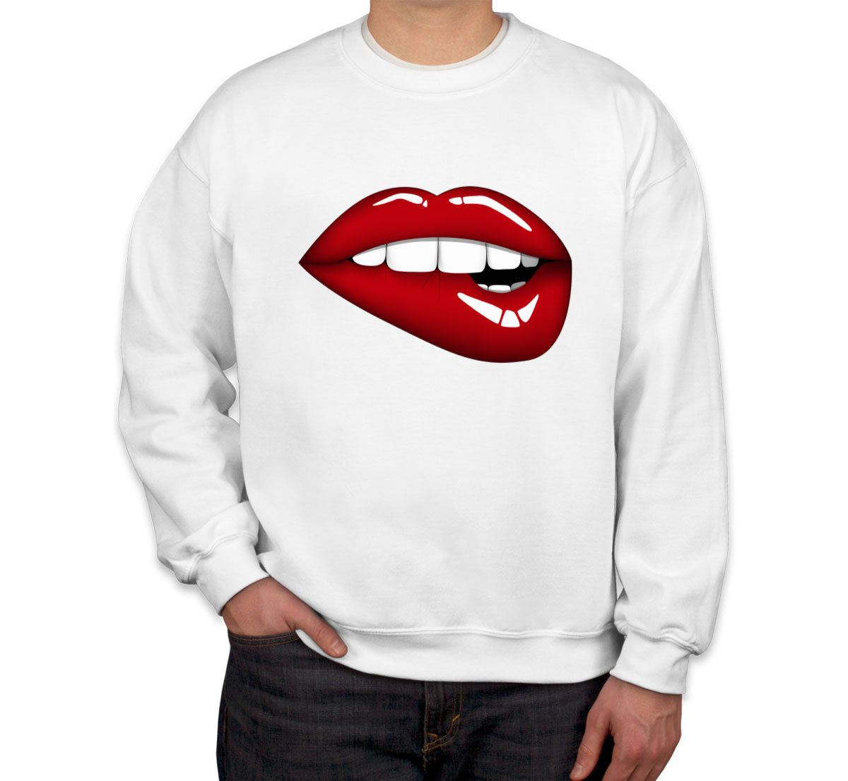 Glossy Lipstick Unisex Sweatshirt