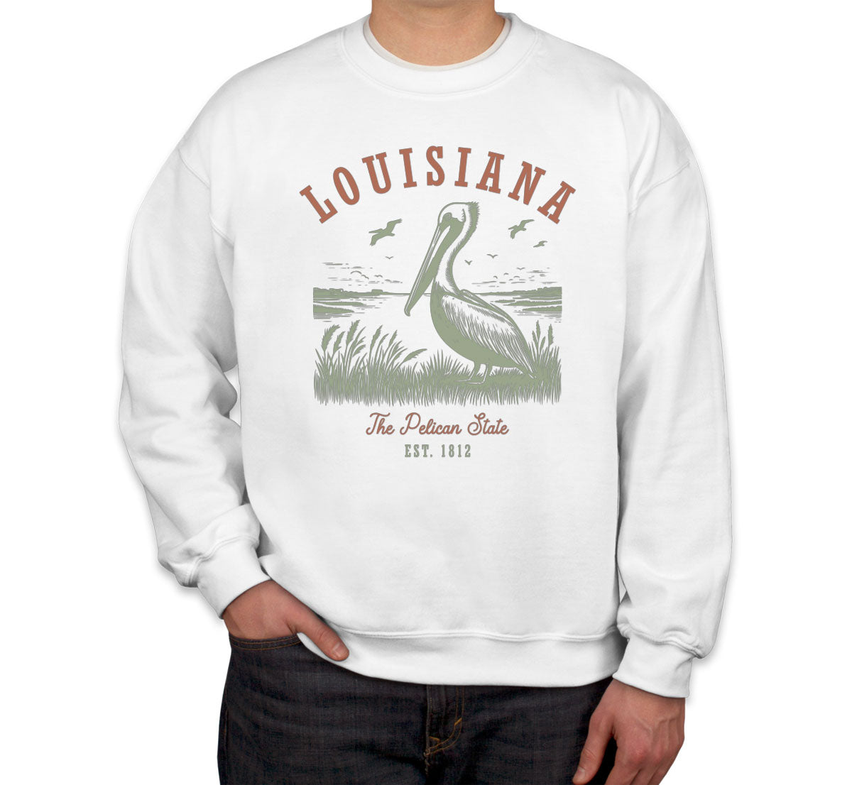 Louisiana State Vintage Unisex Sweatshirt