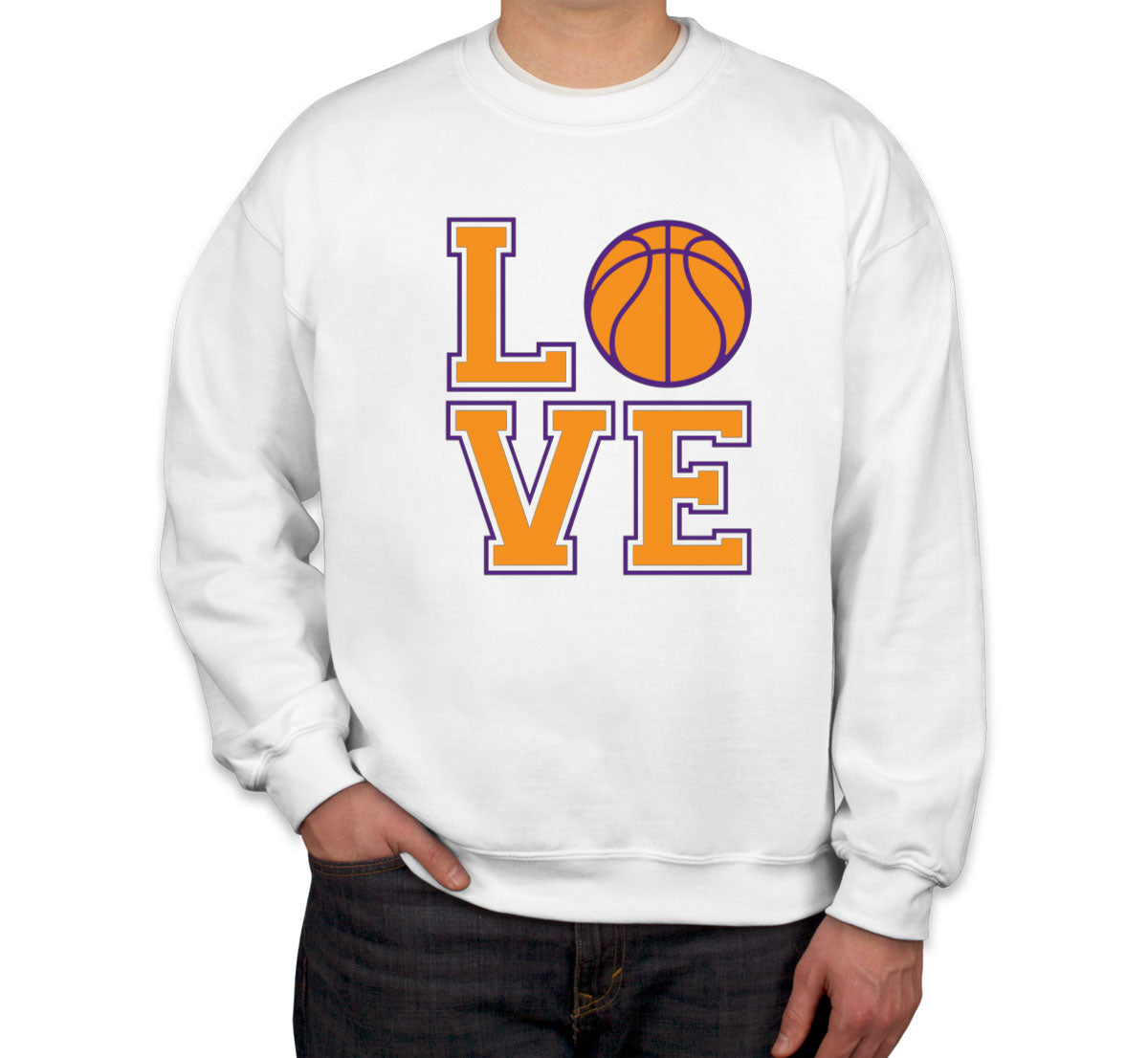 Love Basketball Unisex Sweatshirt