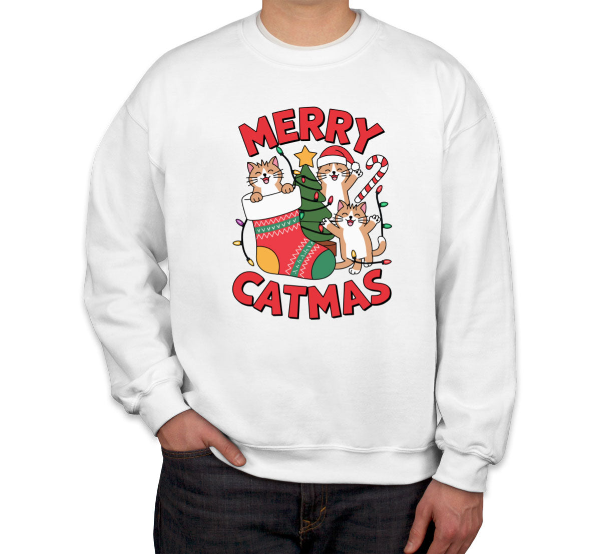 Merry Catmas Unisex Sweatshirt