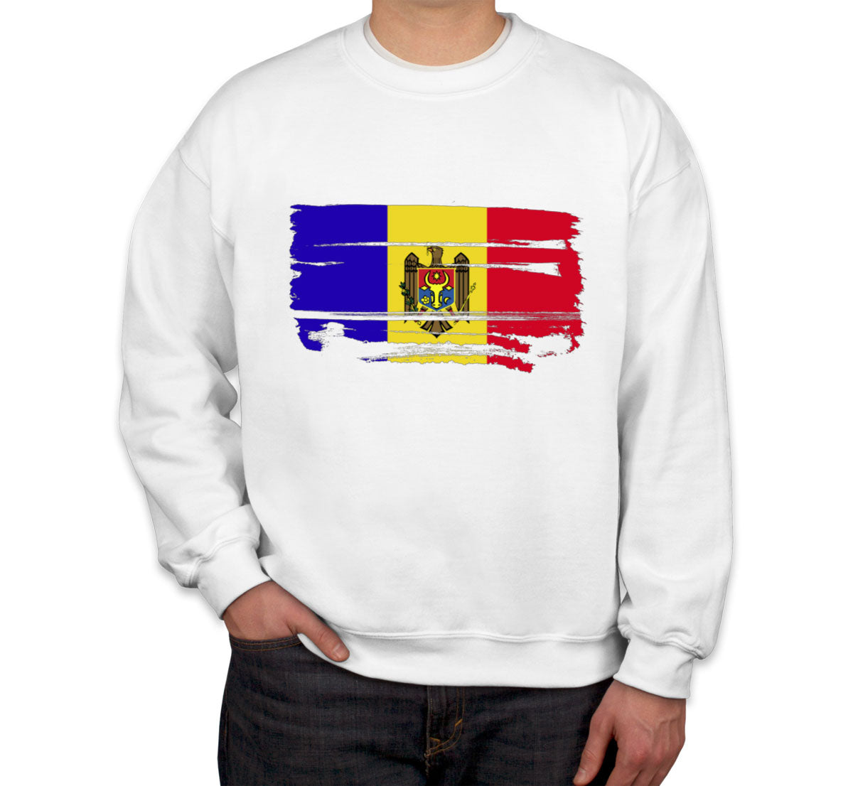 Moldova Flag Unisex Sweatshirt