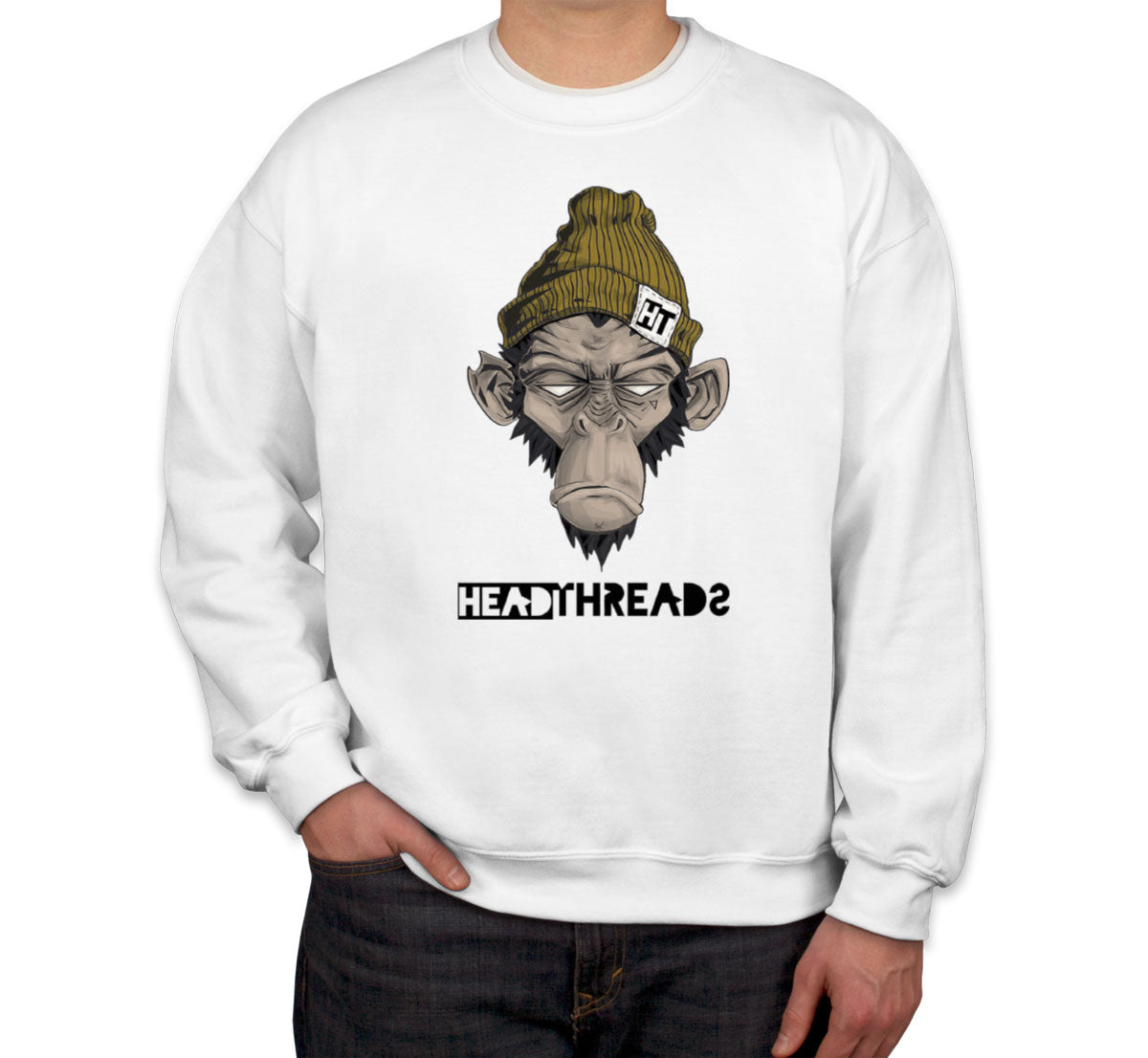 Monkey Headthreads Unisex Sweatshirt