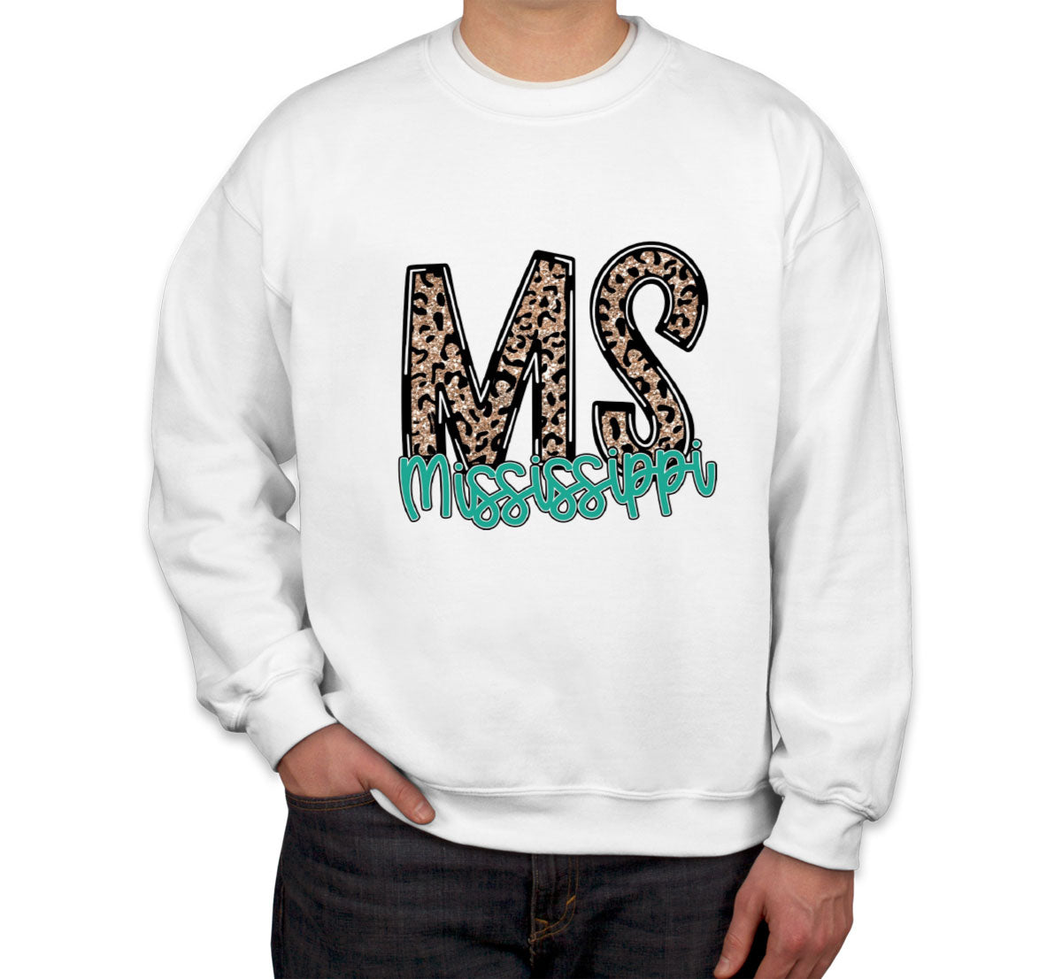 Mississippi State Abbreviation Unisex Sweatshirt