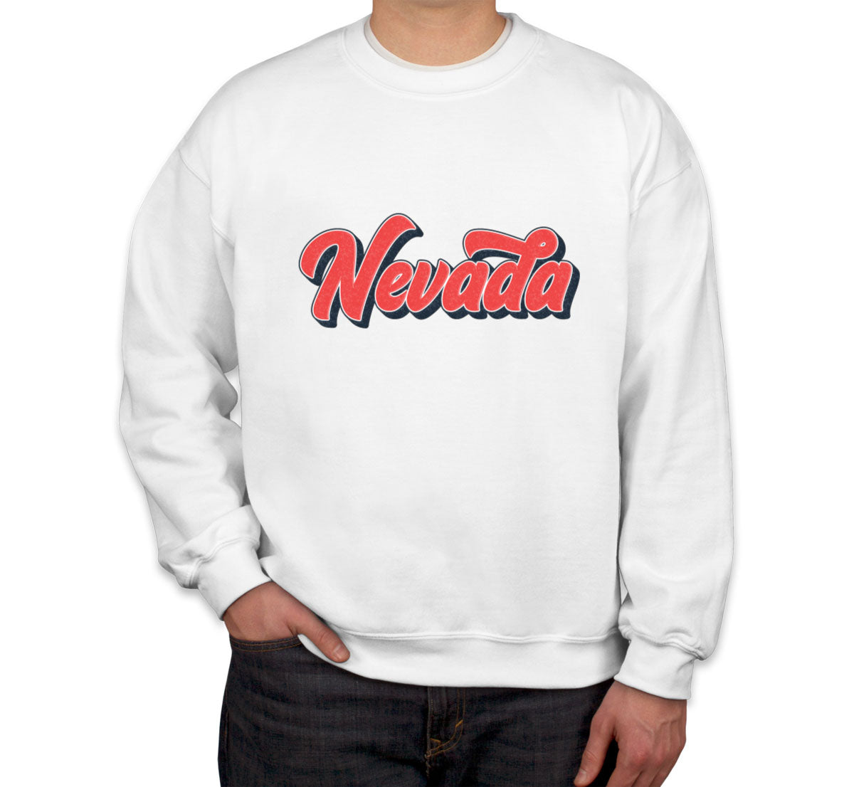 Nevada Vintage Typography Unisex Sweatshirt