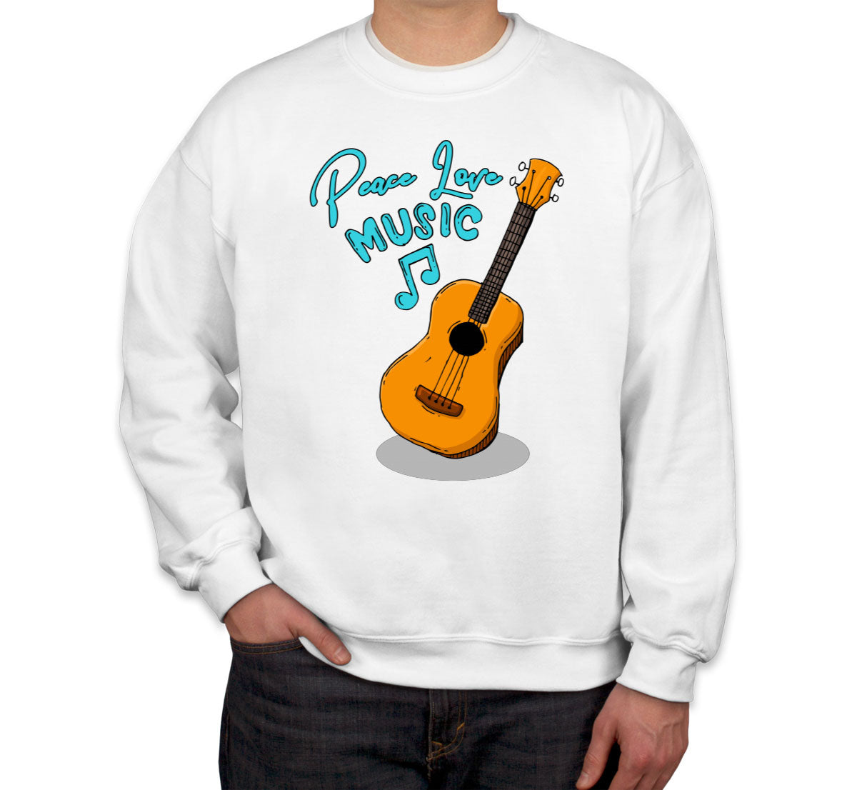 Peace Love Music Unisex Sweatshirt