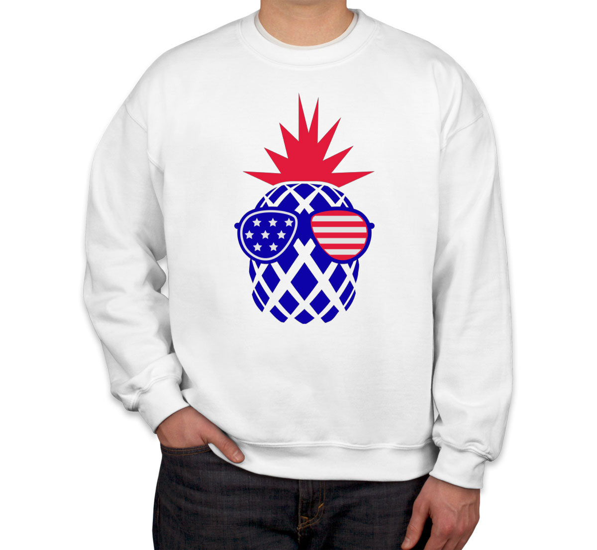 Pineapple America Patriotic Unisex Sweatshirt