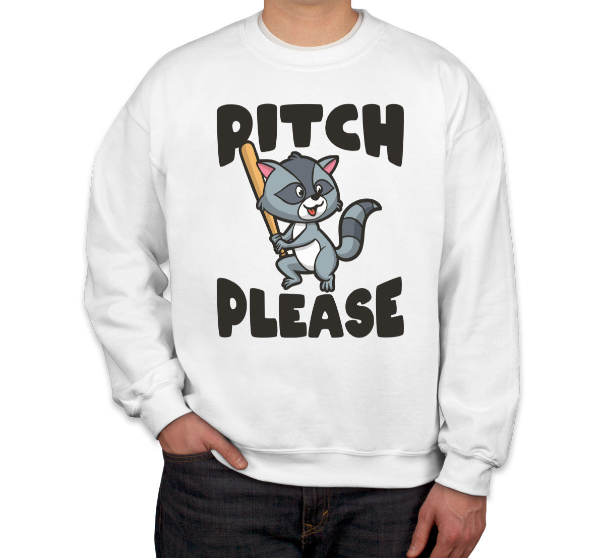 Pitch Please Baseball Unisex Sweatshirt